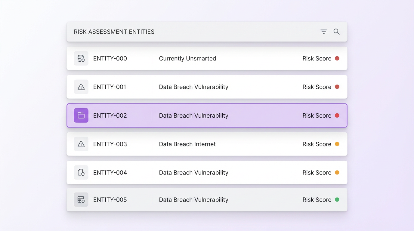 Patient Protect Vendor Risk Scanner showing all business associates with BAA states (None, Staging, Pending, Active, Expired, Revoked) and risk scoring per vendor